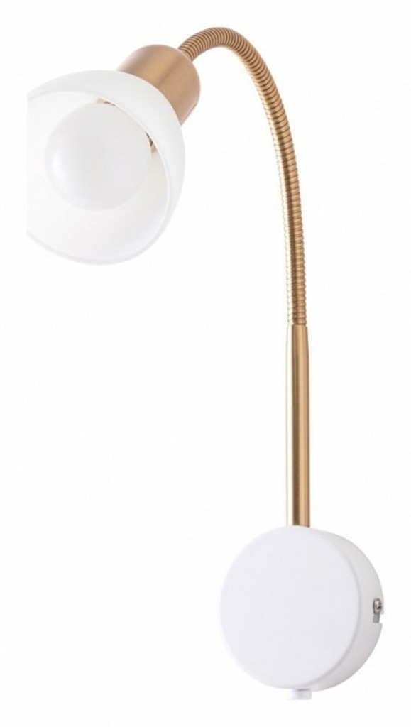 Фото Бра Arte Lamp Falena A3116AP-1WH AR_A3116AP-1WH - интернет-магазин МегаТерем в Москве