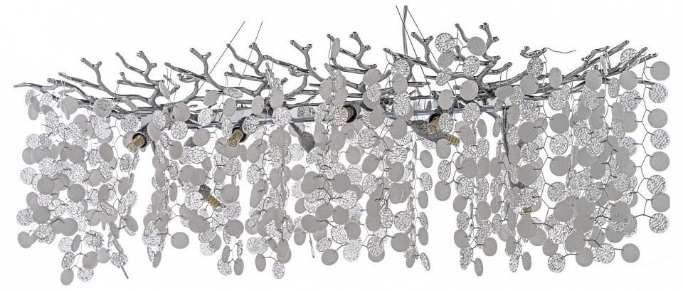 Фото Подвесная люстра Dio D’Arte Tavenna Nickel Tavenna H 1.5.100x40.103 N DDA_Tavenna_H_1.5.100x40.103_N - интернет-магазин МегаТерем в Москве