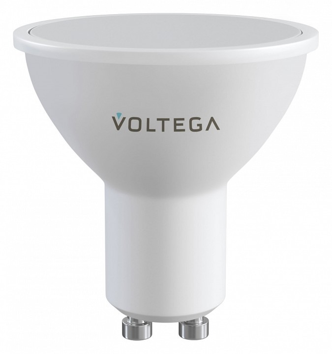 Фото Лампа светодиодная с управлением через Wi-Fi Voltega Умные лампы (Wi-Fi) GU10 5Вт 2700-6500K 2425 VLG_2425 - интернет-магазин МегаТерем в Москве
