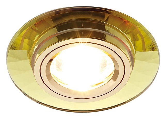 Фото Встраиваемый светильник Ambrella Light Classic 8160 8160 GOLD AMBR_8160_GOLD - интернет-магазин МегаТерем в Москве