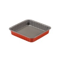 Форма для торта квадратная красная 24x24 см. Guardini 54524HGNAM