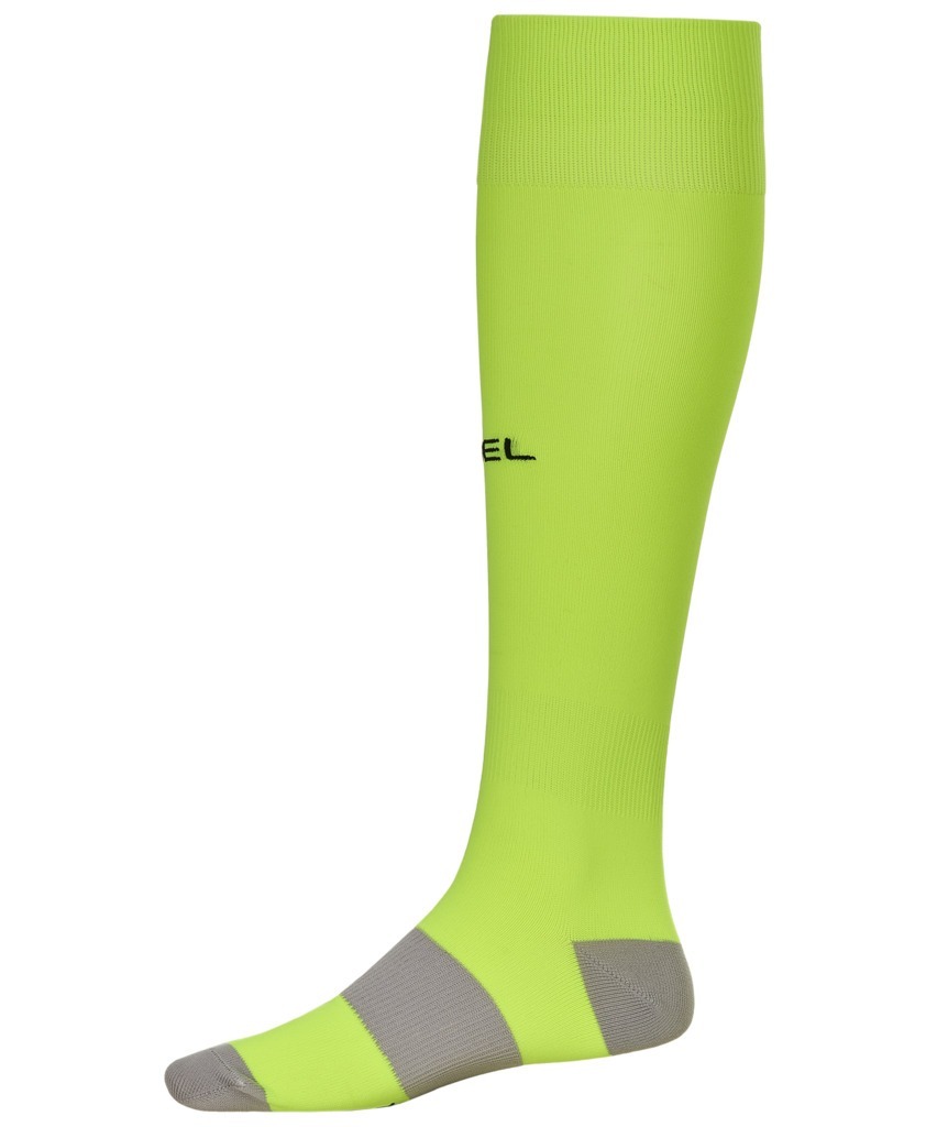 Фото Гетры футбольные JOGEL CAMP BASIC SOCKS, желтый неон/серый/черный (2109034) - интернет-магазин МегаТерем в Москве