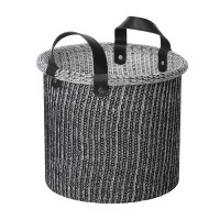 Корзина для хранения sustainable collection, D27х25 см, черная (77676)