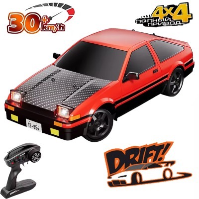 Радиоуправляемая машина для дрифта Toyota AE86 (35 см, 30 км/ч, акб, 1:12)  (HB-R1202)