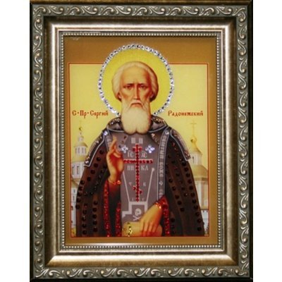 Икона Сергий Радонежский с ...