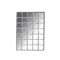 Зеркало Куб DTR2128, металл, зеркало, grey, ROOMERS FURNITURE