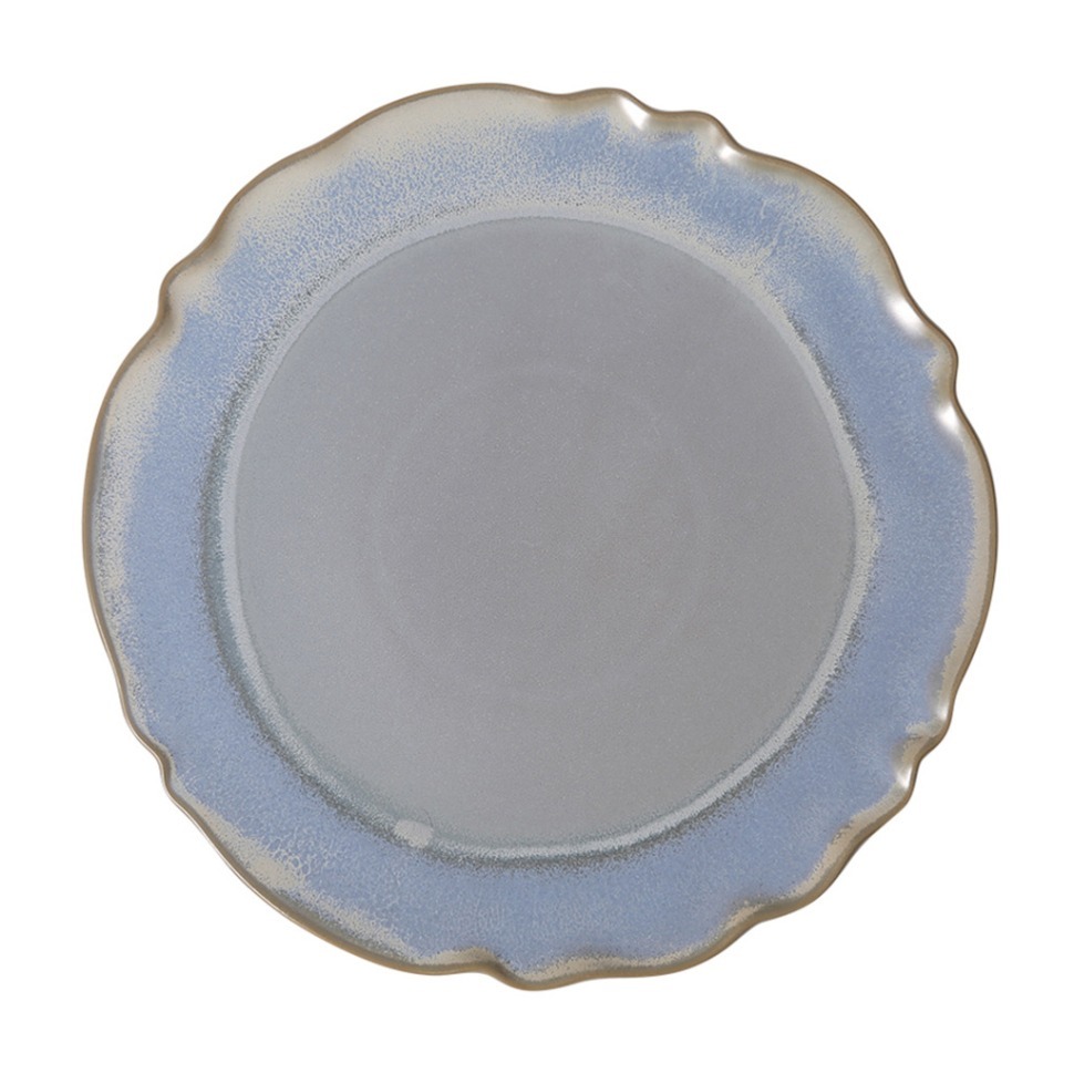 Фото Тарелка L9328-MB, 33,5 см, каменная керамика, blue, ROOMERS TABLEWARE - интернет-магазин МегаТерем в Москве