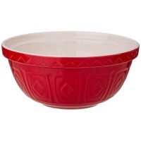 Салатник для смешивания и сервировки lefard "kitchen passion" 23 см красная (424-063) 