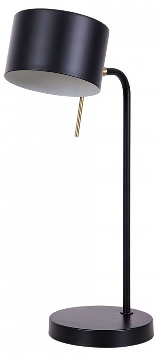 Фото Настольная лампа офисная Arte Lamp Sebastian A7051LT-1BK AR_A7051LT-1BK - интернет-магазин МегаТерем в Москве