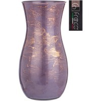 Ваза claudia "golden marble lavender" высота 26см FRANCO (316-1604-1)