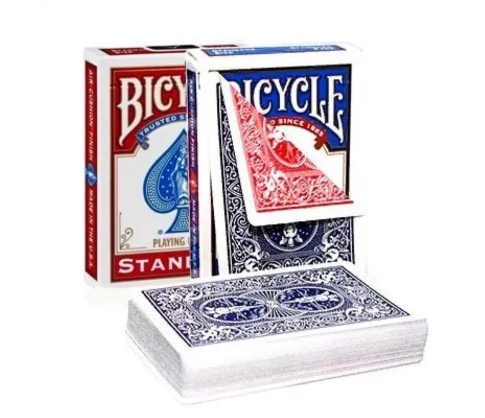 Фото Карты Bicycle Double Back Red/Blue (33581) - интернет-магазин МегаТерем в Москве