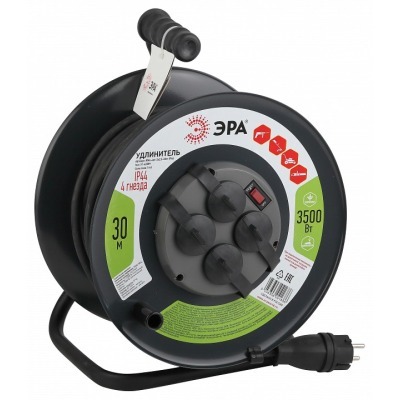 Удлинитель Эра  RMx-4es-3x2.5-30m-IP44(KG) ER_B0043058