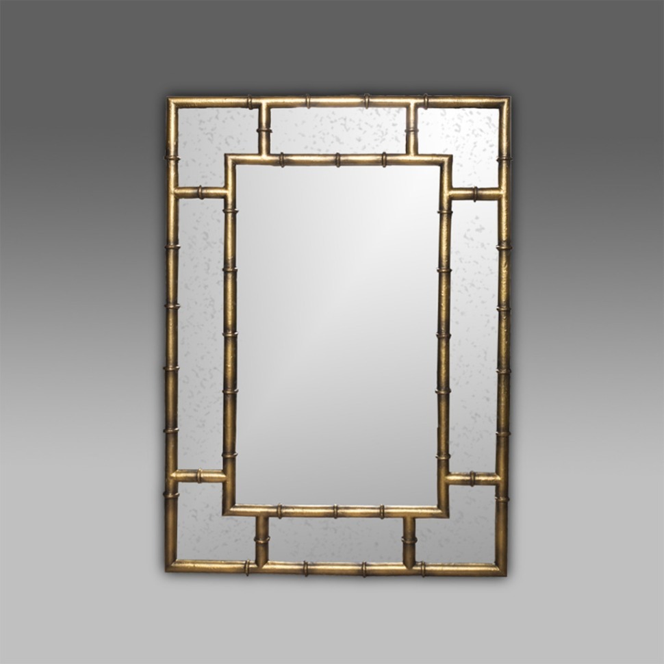 Фото Зеркало Мур DTR2106, металл, зеркало, Bronze, ROOMERS FURNITURE - интернет-магазин МегаТерем в Москве