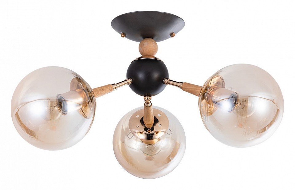Фото Люстра на штанге Arte Lamp Boston A4485PL-3BK AR_A4485PL-3BK - интернет-магазин МегаТерем в Москве