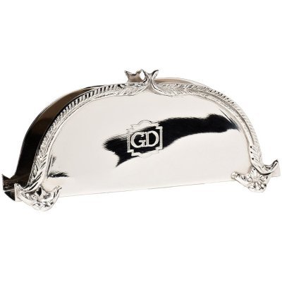 Салфетница Garda Decor латунь цвет хром 19*5*9см (TT-00006321)