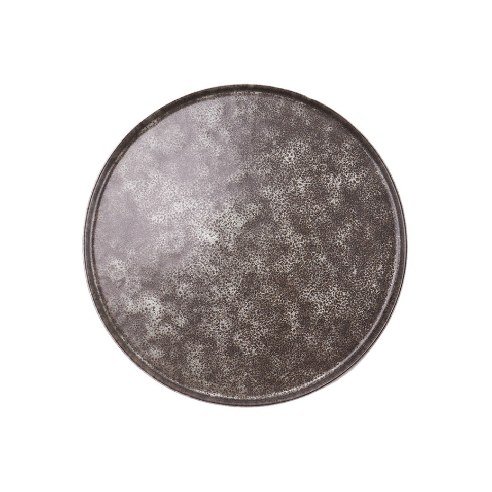 Фото Тарелка E673-P-08039/10.5, 26.5 см, каменная керамика, grey, ROOMERS TABLEWARE - интернет-магазин МегаТерем в Москве