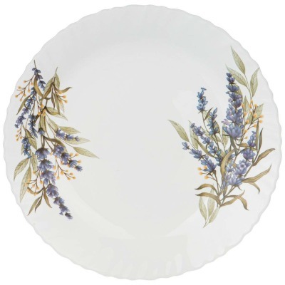 Тарелка обеденная agness lavender field 25см (598-054) 