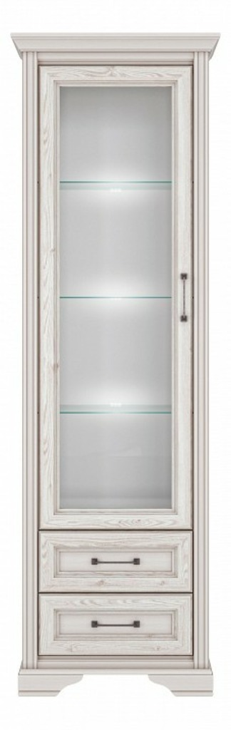 Фото Шкаф-витрина Стилиус с подсветкой B169-REG1W2S BRW_UT-70005294 - интернет-магазин МегаТерем в Москве