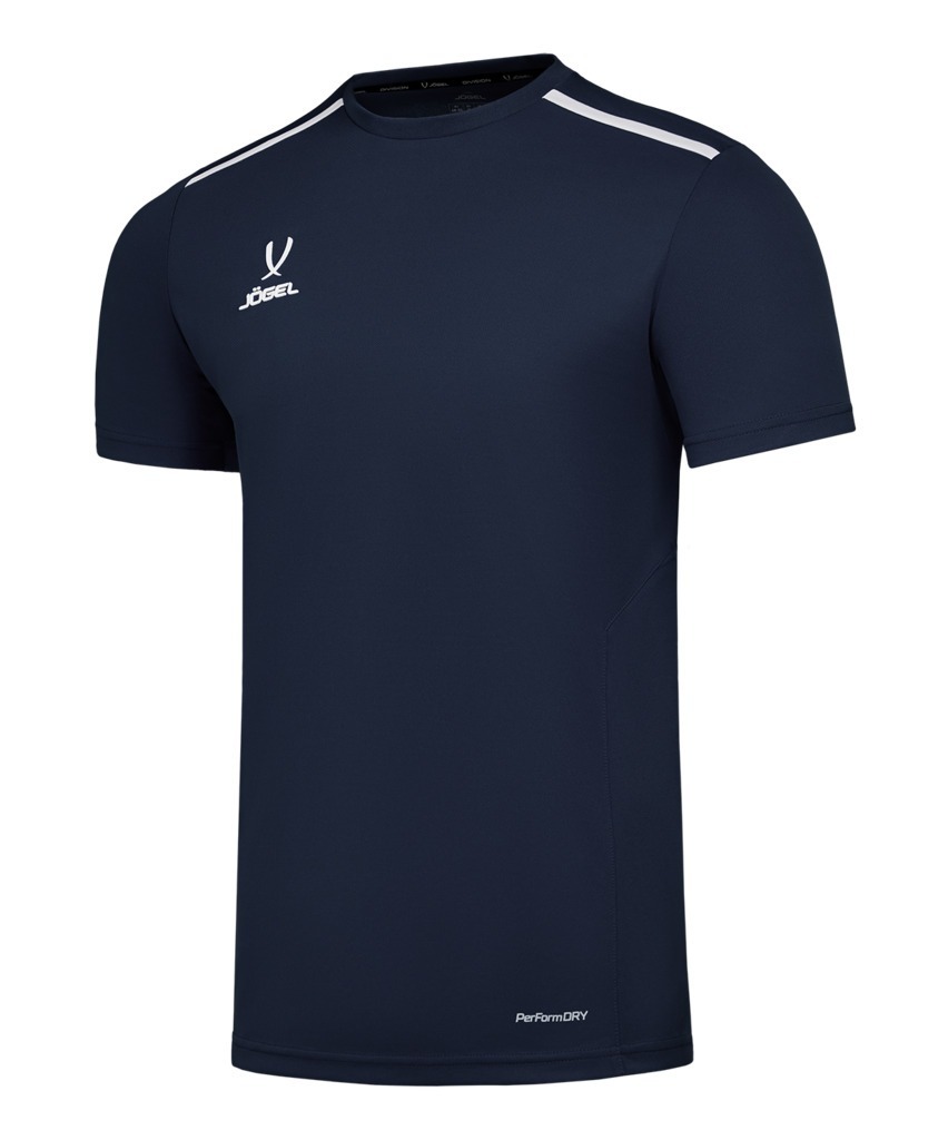 Фото Футболка тренировочная JOGEL DIVISION Training Tee, темно-синий (2105774) - интернет-магазин МегаТерем в Москве