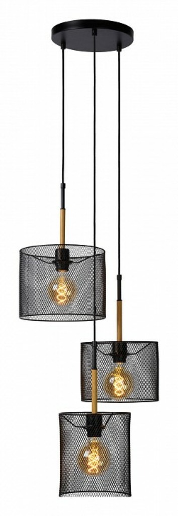 Фото Подвесной светильник Lucide Baskett 45459/03/30 LCD_45459_03_30 - интернет-магазин МегаТерем в Москве