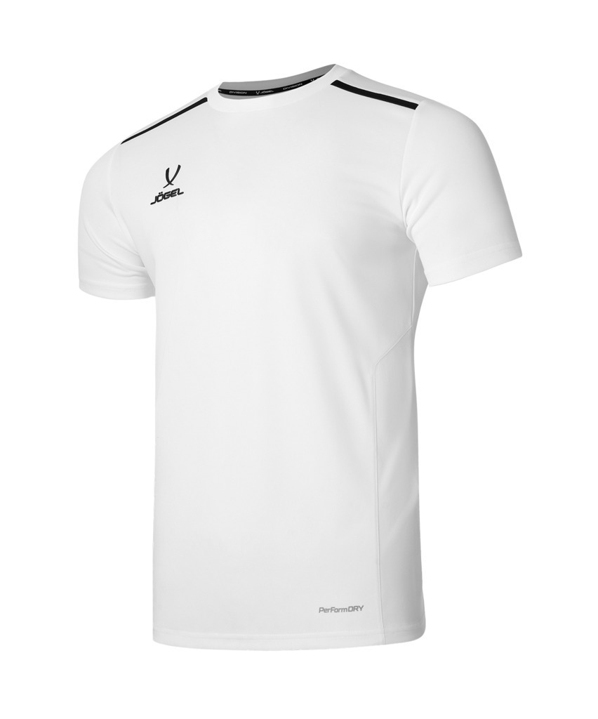 Фото Футболка тренировочная JOGEL DIVISION Training Tee, белый (2120542) - интернет-магазин МегаТерем в Москве