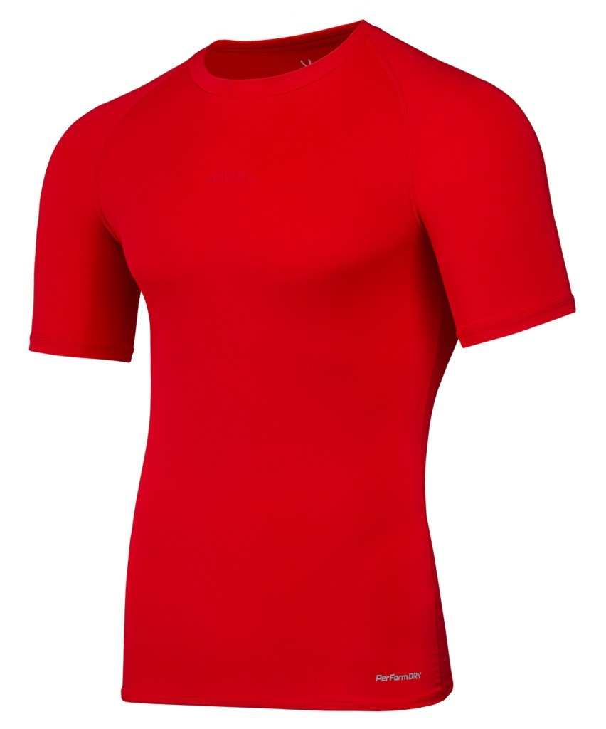 Фото Футболка компрессионная JOGEL PerFormDRY Baselayer Tee SS 2, красный (2110062) - интернет-магазин МегаТерем в Москве