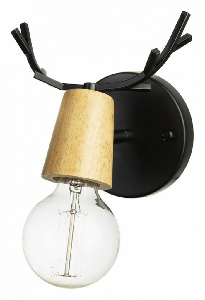 Фото Бра Loft it Sven 10024/1W Black LF_10024_1W_Black - интернет-магазин МегаТерем в Москве