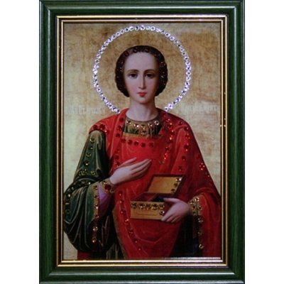 Икона Пантелеймон малая с к...