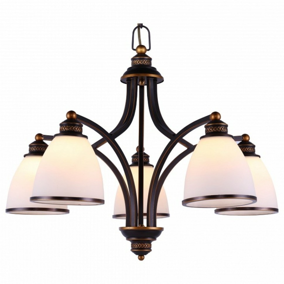 Фото Подвесная люстра Arte Lamp Bonito A9518LM-5BA AR_A9518LM-5BA - интернет-магазин МегаТерем в Москве