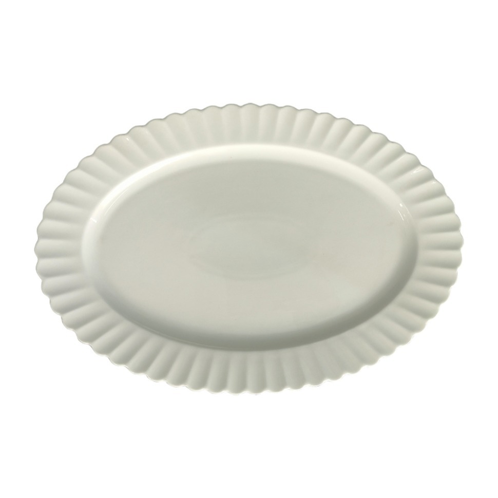 Фото Блюдо BA3673, фарфор, white, ROOMERS TABLEWARE - интернет-магазин МегаТерем в Москве