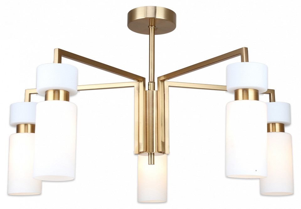 Фото Люстра на штанге Escada Sonnet 1171/5P Brass ESC_1171_5P_Brass - интернет-магазин МегаТерем в Москве