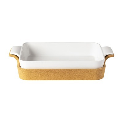 Набор DR391-WHI(DR391-043), керамика/пробка, Beige/ white, CASAFINA BY COSTA NOVA