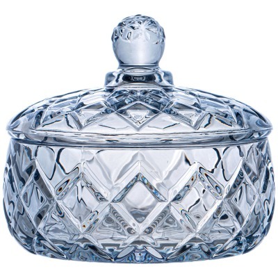 Емкость для хранения lefard с крышкой "diamant blue" 12*10см , 320 мл (691-075) 