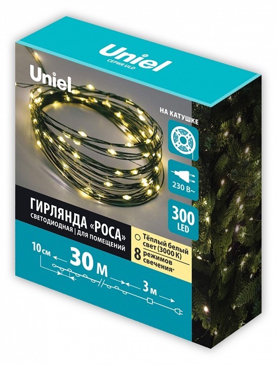 Фото Гирлянда Нить Uniel  UL-00012083 UL_UL-00012083 - интернет-магазин МегаТерем в Москве