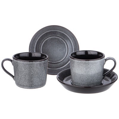Чайный набор lefard "graphite" на 2 пер. 4 пр. 250 мл (474-244) 
