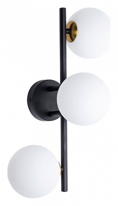 Фото Бра Arte Lamp Gemini A2243PL-3BK AR_A2243PL-3BK - интернет-магазин МегаТерем в Москве