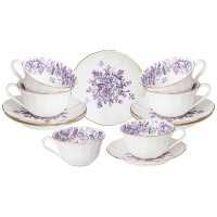 Чайный набор lefard "lilac"  на 6 пер. 12 пр. 250 мл (760-756) 
