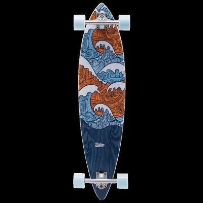 Лонгборд 38″X9″, ABEC-7, Oc...