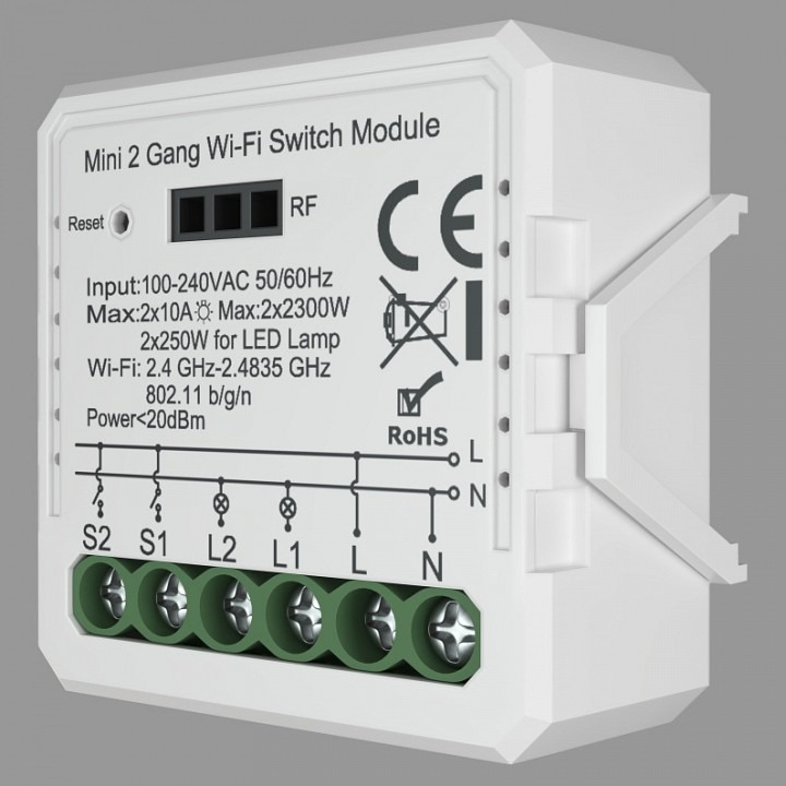 Фото Конвертер Wi-Fi для смартфонов и планшетов Denkirs Relay RL1002-SM DK_RL1002-SM_NEW - интернет-магазин МегаТерем в Москве