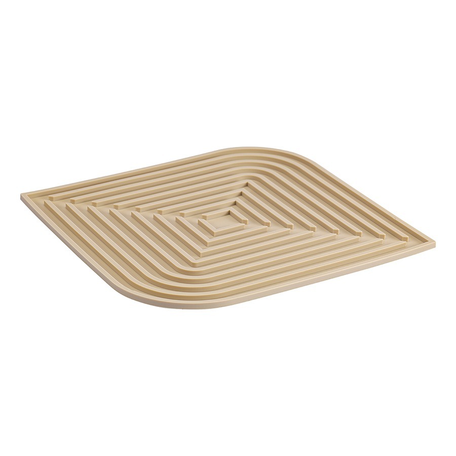 Фото Коврик для сушки посуды dry flex, 34,5х31,5 см, бежевый (77268) - интернет-магазин МегаТерем в Москве