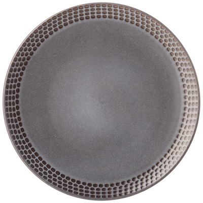 Тарелка обеденная bronco "graphite" 25 см (445-120) 