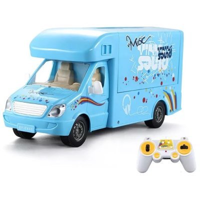 Радиоуправляемая машина Double E синяя сцена на колесах 1:18 2.4G (E669-003-BLUE)