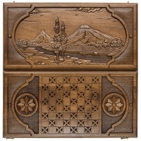 Нарды резные "Долина Арарата" 60, Haleyan (28449)