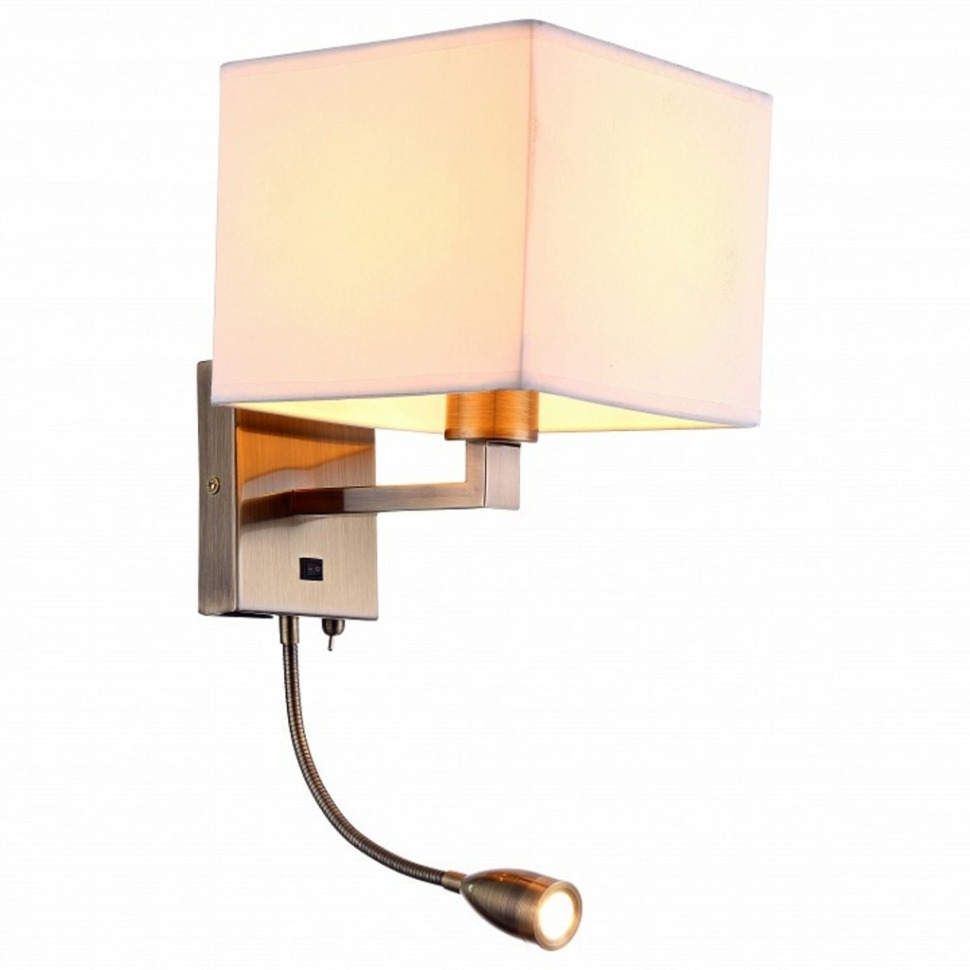 Фото Бра с подсветкой Arte Lamp Hall A9249AP-2AB AR_A9249AP-2AB - интернет-магазин МегаТерем в Москве