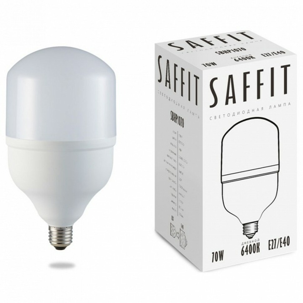 Фото Лампа светодиодная Feron Saffit SBHP1070 E27-E40 70Вт 6400K 55099 FE_55099 - интернет-магазин МегаТерем в Москве