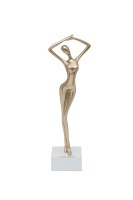 Статуэтка "Женская грация" цвет золото 10*7*35см (TT-00012088)