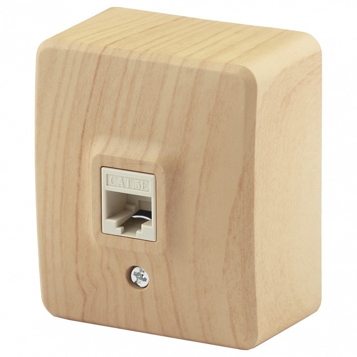 Фото Розетка Ethernet RJ-45 Эра Эра Эксперт 11-3203-11 ER_B0020732 - интернет-магазин МегаТерем в Москве