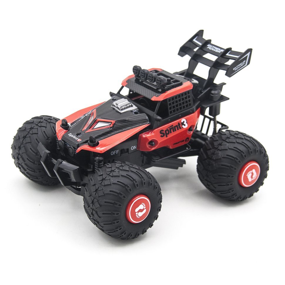 Фото Радиоуправляемая трагги CraZon Red Ghost / Sprint 2WD 1:28 (сменные колеса и корпус) - 172802-R - интернет-магазин МегаТерем в Москве