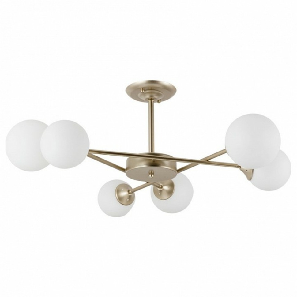 Фото Люстра на штанге Arte Lamp Marco A2703PL-6SG AR_A2703PL-6SG - интернет-магазин МегаТерем в Москве