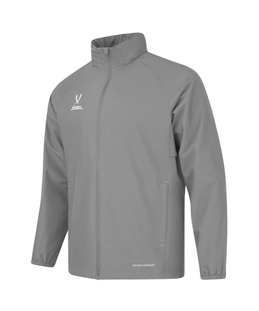 Фото Куртка ветрозащитная JOGEL PREMIER PerFormPROOF FZ Rain Jacket, серый (2122943) - интернет-магазин МегаТерем в Москве